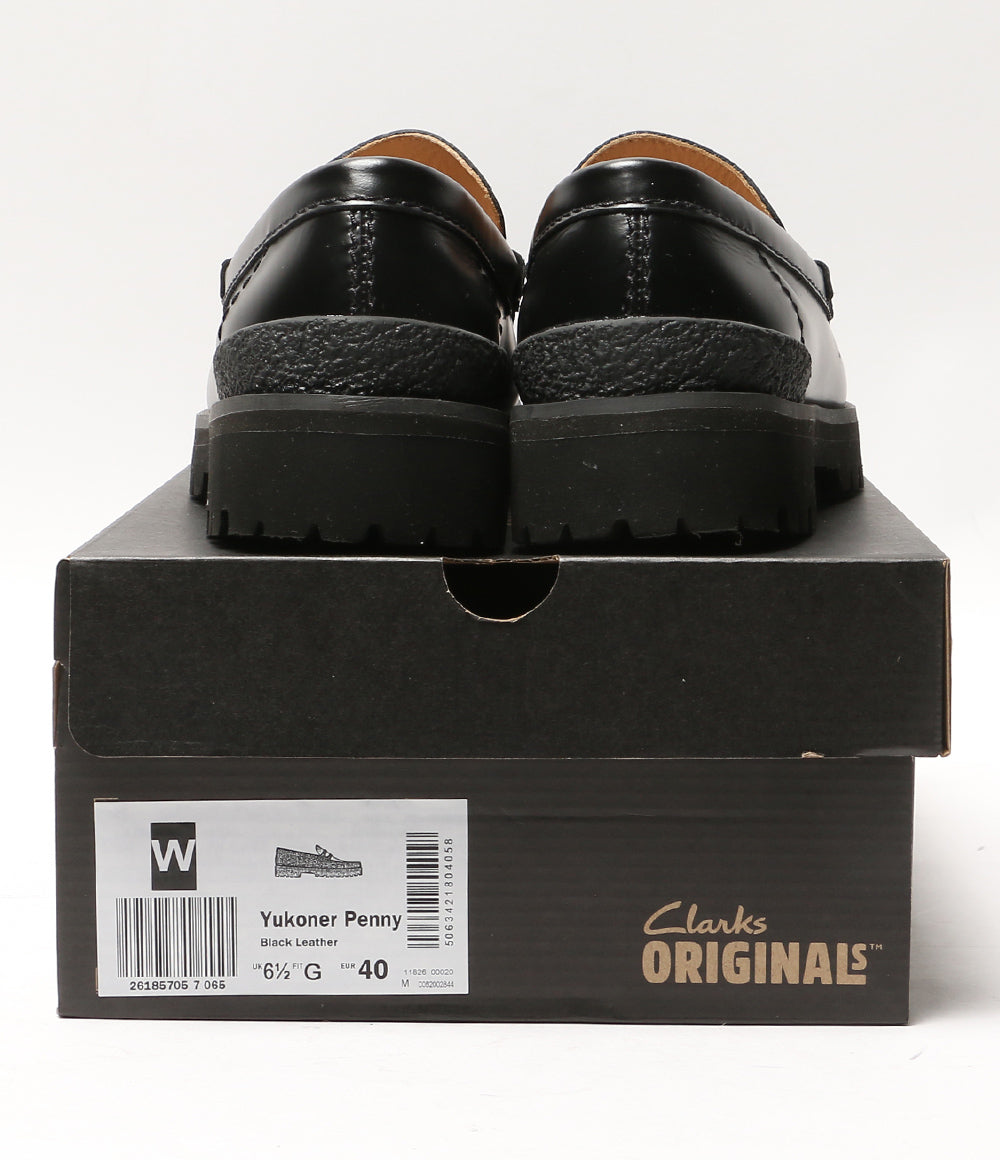 Clarks ローファー YUKONER PENNY ブラック 2618570557065 メンズ SIZE UK6.5 クラークス