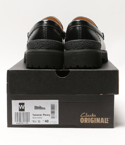 Clarks ローファー YUKONER PENNY ブラック 2618570557065 メンズ SIZE UK6.5 クラークス