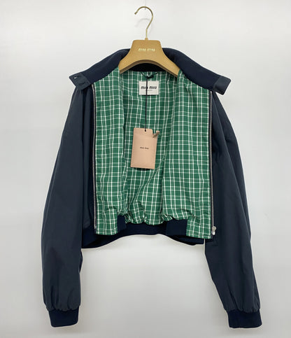 MIU MIU パナマコットンブルゾン 2025 ML1193 レディース SIZE 42 ミュウ ミュウ