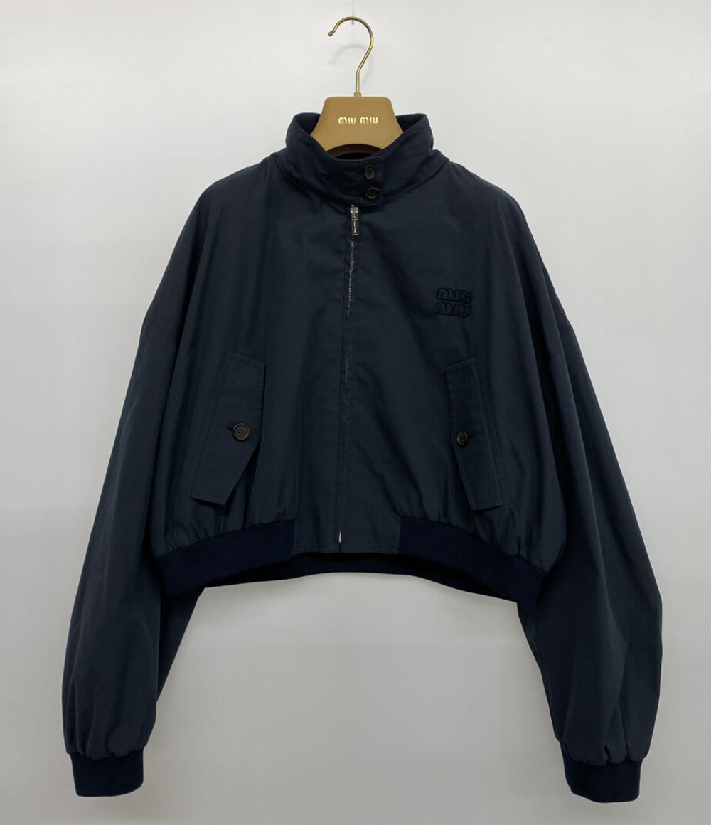 MIU MIU パナマコットンブルゾン 2025 ML1193 レディース SIZE 42 ミュウ ミュウ