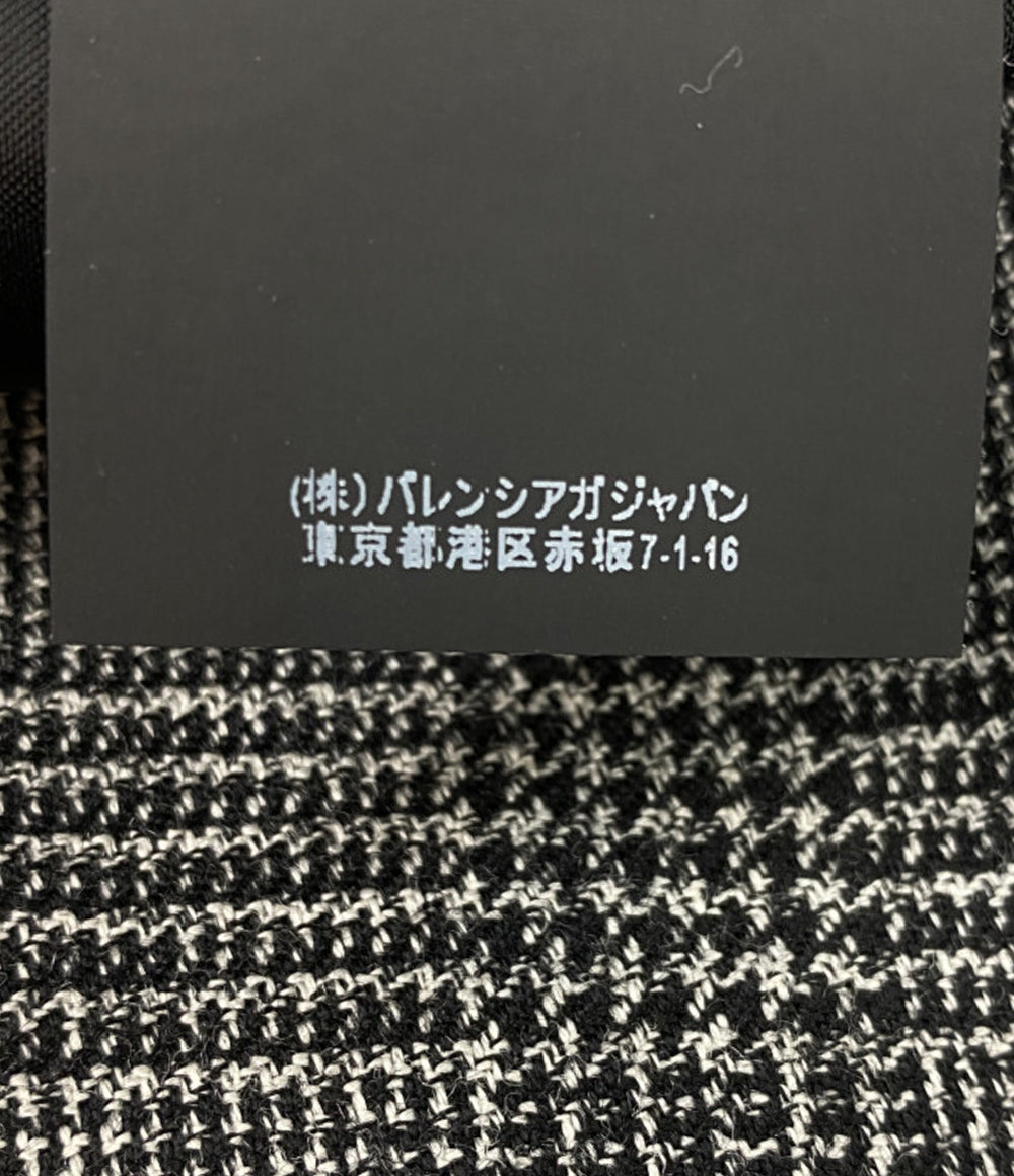 BALENCIAGA アシンメトリスカート グレンチェック 518170 レディース