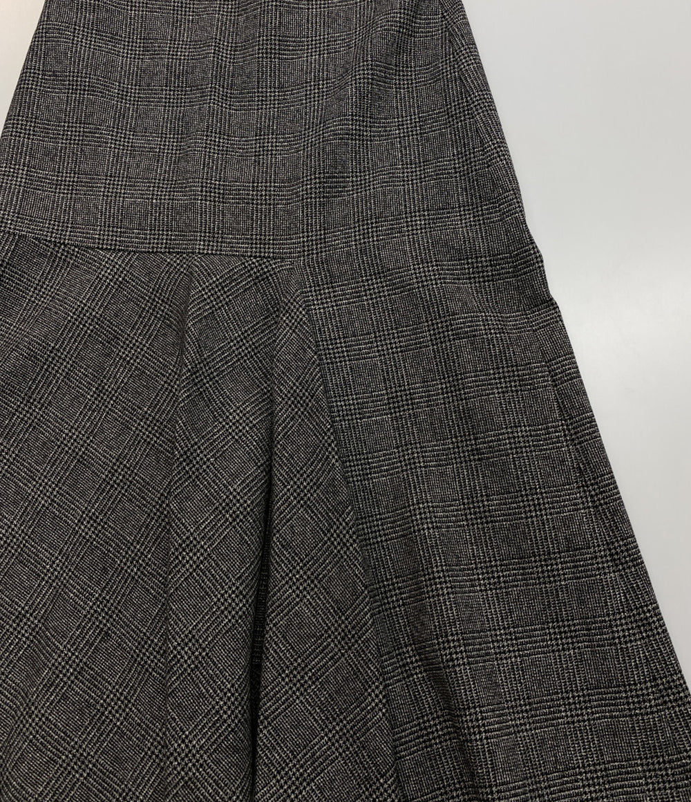 BALENCIAGA アシンメトリスカート グレンチェック 518170 レディース SIZE 38 バレンシアガ