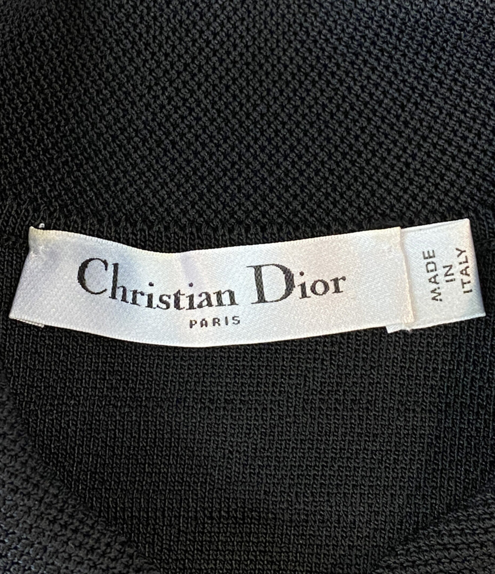 Christian Dior マクロカナージュニットジャケット 254V53AM523 レディース SIZE F36 クリスチャンディオール