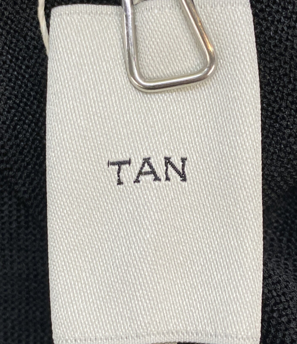 TAN ストライプジャガードドレス レイヤード TN22SS018 レディース SIZE F タン