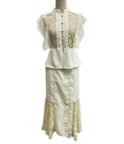 LILY BROWN リリー ブラウン LWFT222014 レース切替セットアップ レディース SIZE F