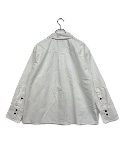 CABaN コットンウェザーシャツ ホワイト 59-01-41-01001 レディース SIZE M キャバン