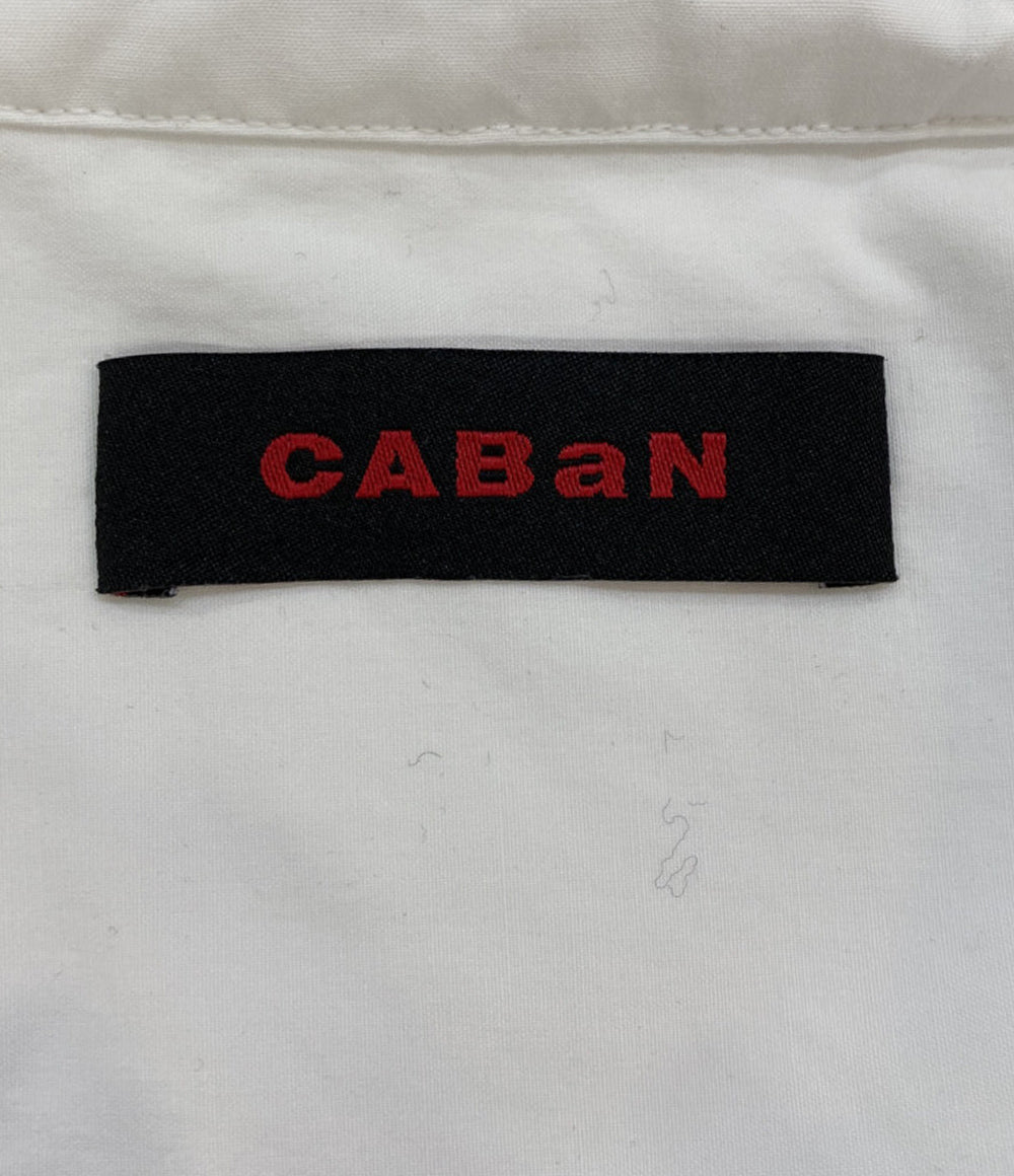 CABaN コットンウェザーシャツ ホワイト 59-01-41-01001 レディース SIZE M キャバン