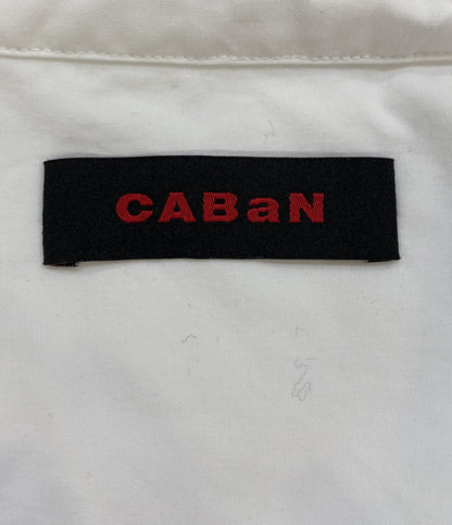 CABaN コットンウェザーシャツ ホワイト 59-01-41-01001 レディース SIZE M キャバン