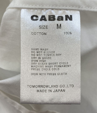 CABaN コットンウェザーシャツ ホワイト 59-01-41-01001 レディース SIZE M キャバン