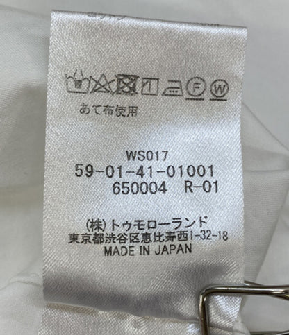 CABaN コットンウェザーシャツ ホワイト 59-01-41-01001 レディース SIZE M キャバン