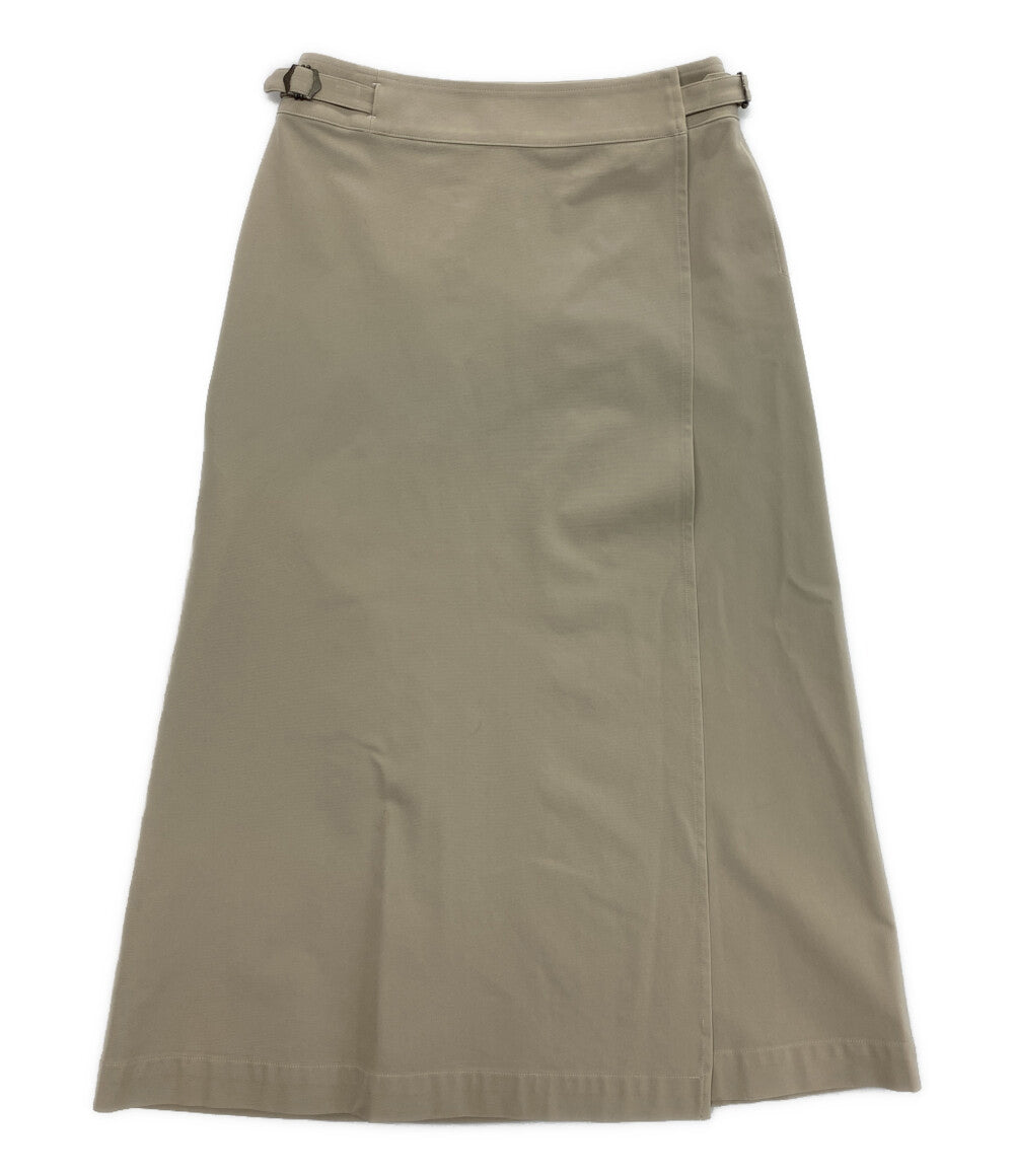 ISSEY MIYAKE ラップスカート ベージュ IM32FG016 レディース SIZE 3 イッセイミヤケ