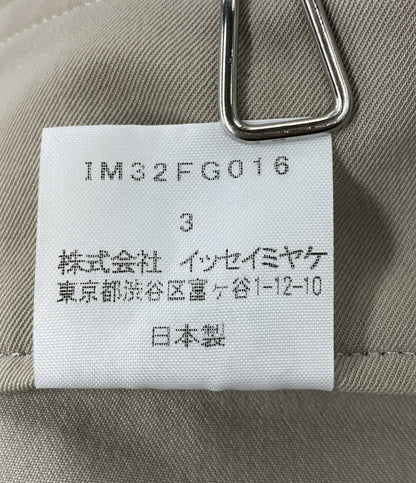 ISSEY MIYAKE ラップスカート ベージュ IM32FG016 レディース SIZE 3 イッセイミヤケ