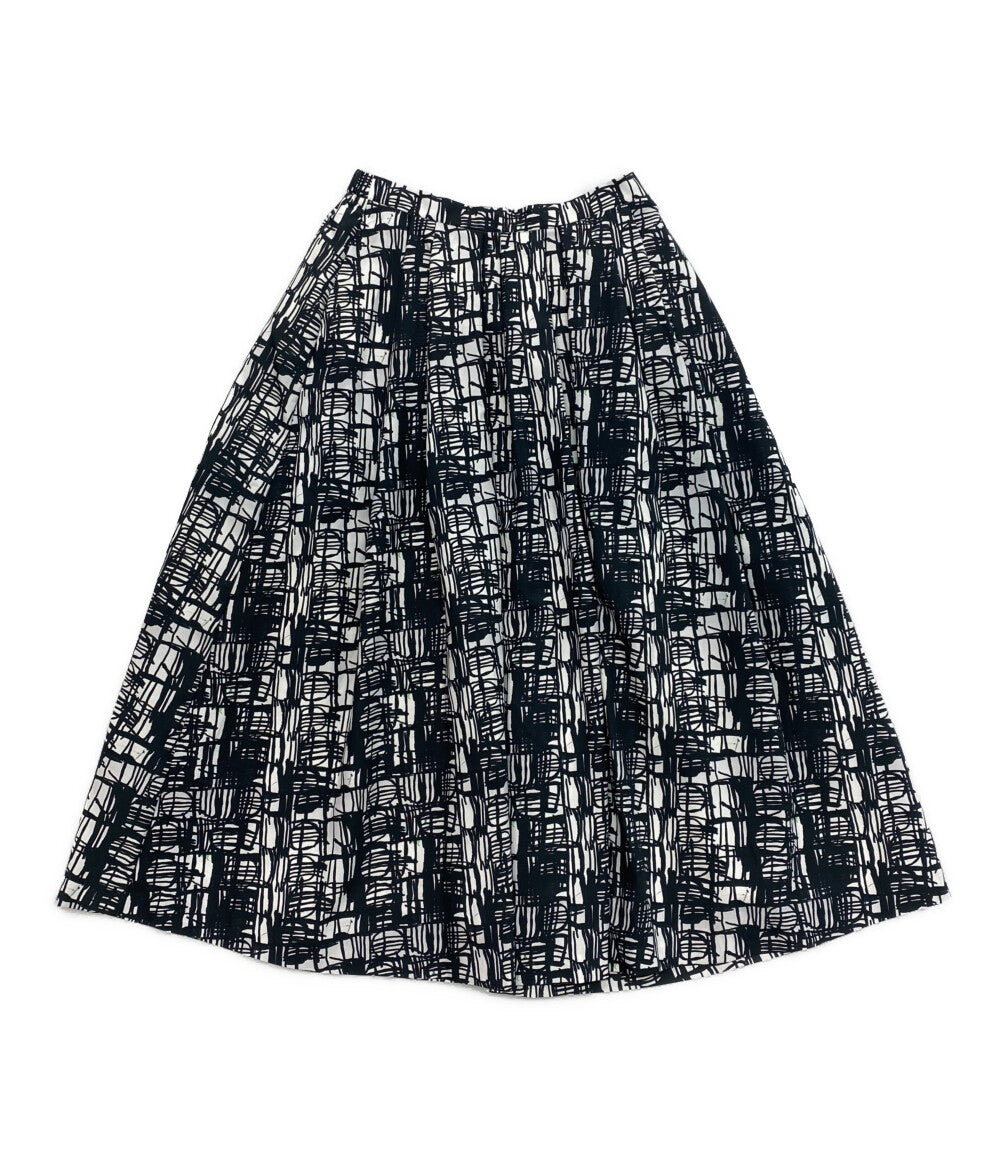 美品 HERALBONY へラルボニー フレアスカート 総柄 HL-0000-SK02-6 レディース SIZE M