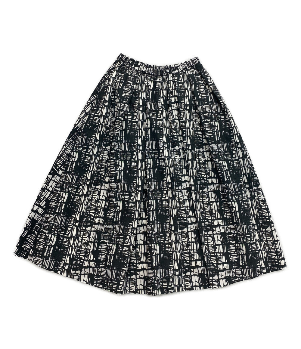 美品 HERALBONY へラルボニー フレアスカート 総柄 HL-0000-SK02-6 レディース SIZE M