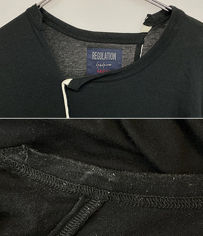 REGULATION Yohji Yamamoto MEN 半袖Ｔシャツ 19SS アシンメトリー HH-T54-270 メンズ SIZE 3 レギュレーションヨウジヤマモト