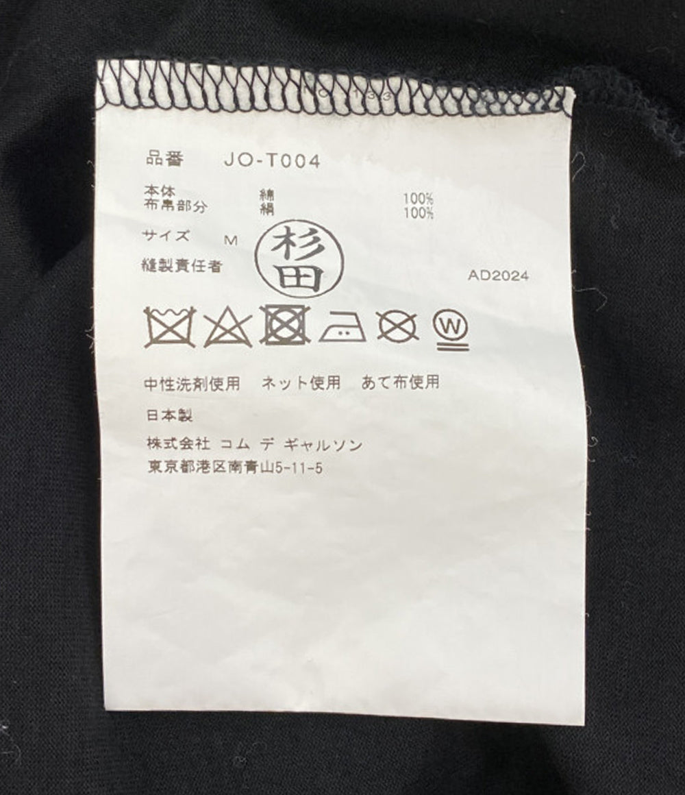 JUNYA WATANABE 半袖Ｔシャツ シルクスカーフ切替 STRIKE BACK JO-T004 メンズ SIZE M ジュンヤワタナベマン
