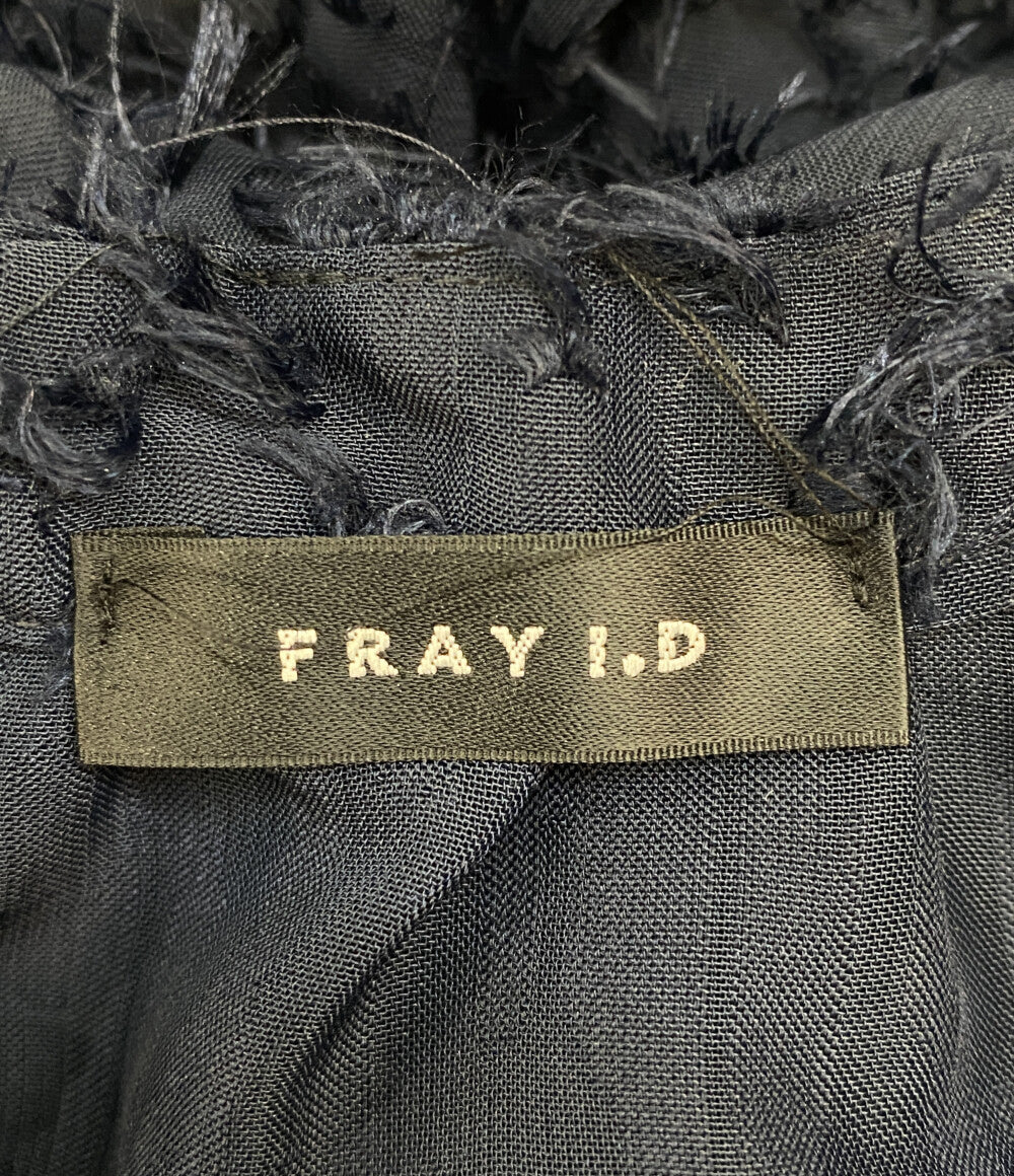 美品 FRAY I.D ノースリーブワンピース FWFO252011 ネイビー インナー付き レディース SIZE 1 フレイアイディー