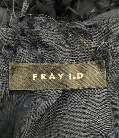 美品 FRAY I.D ノースリーブワンピース FWFO252011 ネイビー インナー付き レディース SIZE 1 フレイアイディー