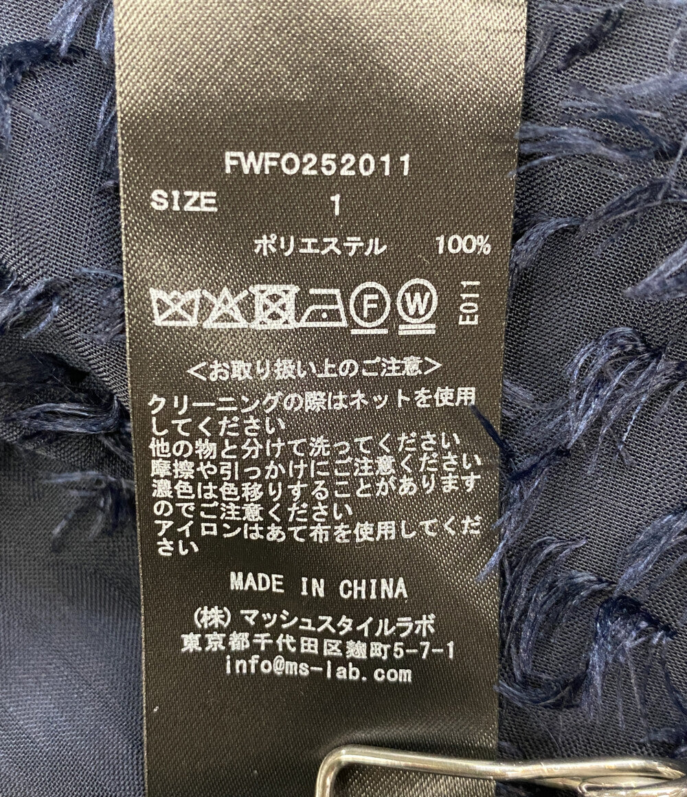 美品 FRAY I.D ノースリーブワンピース FWFO252011 ネイビー インナー付き レディース SIZE 1 フレイアイディー