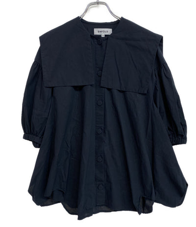 ENFOLD ブラウス 300IA130-0111 25SS セーラーカラー レディース SIZE 38 エンフォルド