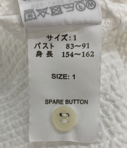 美品 YACCOMARICARD 長袖シャツ 1023618-22 ホワイト レディース SIZE 1 ヤッコマリカルド