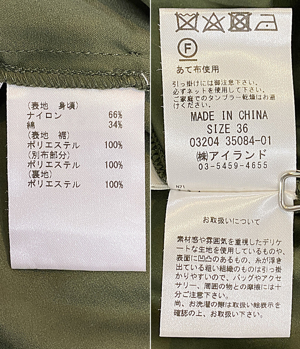Diagram GRACE CONTINENTAL 長袖ワンピース 03204 35084-01 オリーブ レース レディース SIZE 36 ダイアグラム
