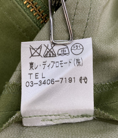 GIVENCHY フレンチスリーブワンピース グリーン ジップアップ 312-57085 レディース SIZE 42 ジバンシィ