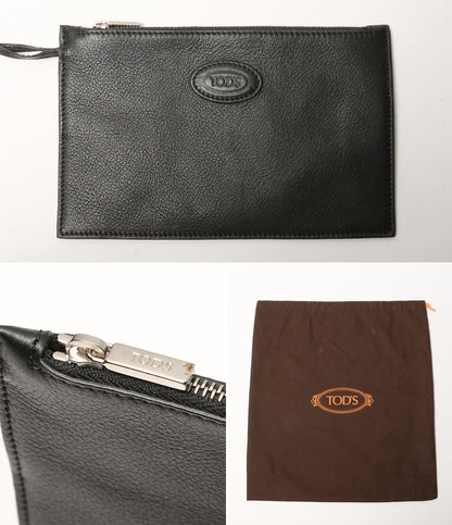 TOD'S トートバッグ Di bag ドローストリング レザー ブラック レディース トッズ