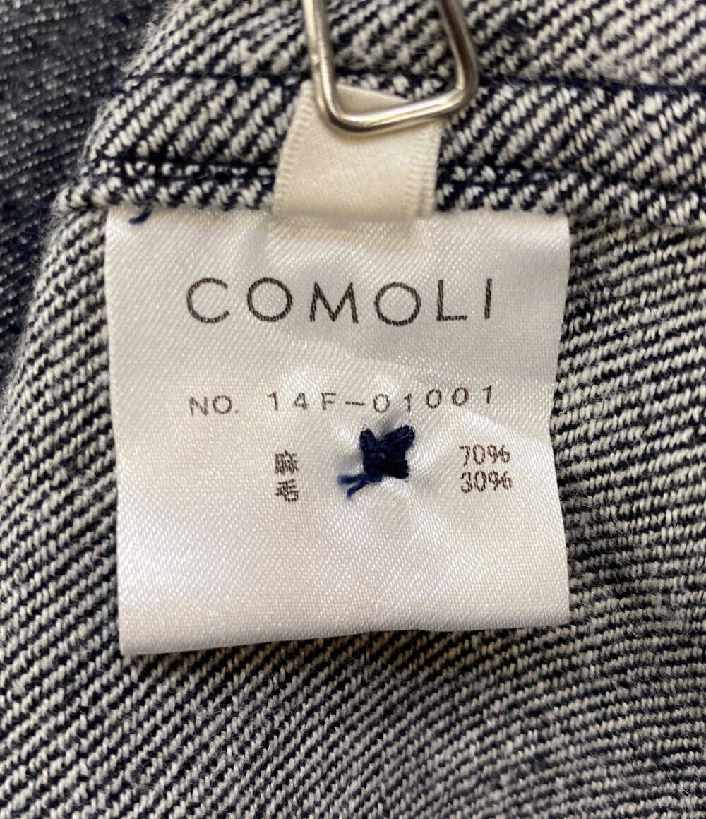 COMOLI ウールリネンジャケット 14F-01001 メンズ SIZE 1 コモリ