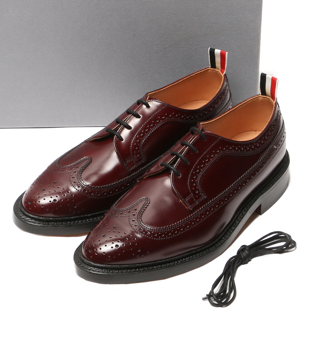 【美品】THOM BROWNE トムブラウン ペブルグレインレザーシューズ 43 THOM BROWNE ドレスシューズ メンズ SIZE U.S. 9 トムブラウン