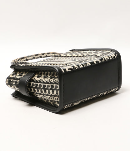 美品 MARC JACOBS スモールトートバッグ レンチキュラー 総柄 2R3HTT030H01-005 レディース マークジェイコブス