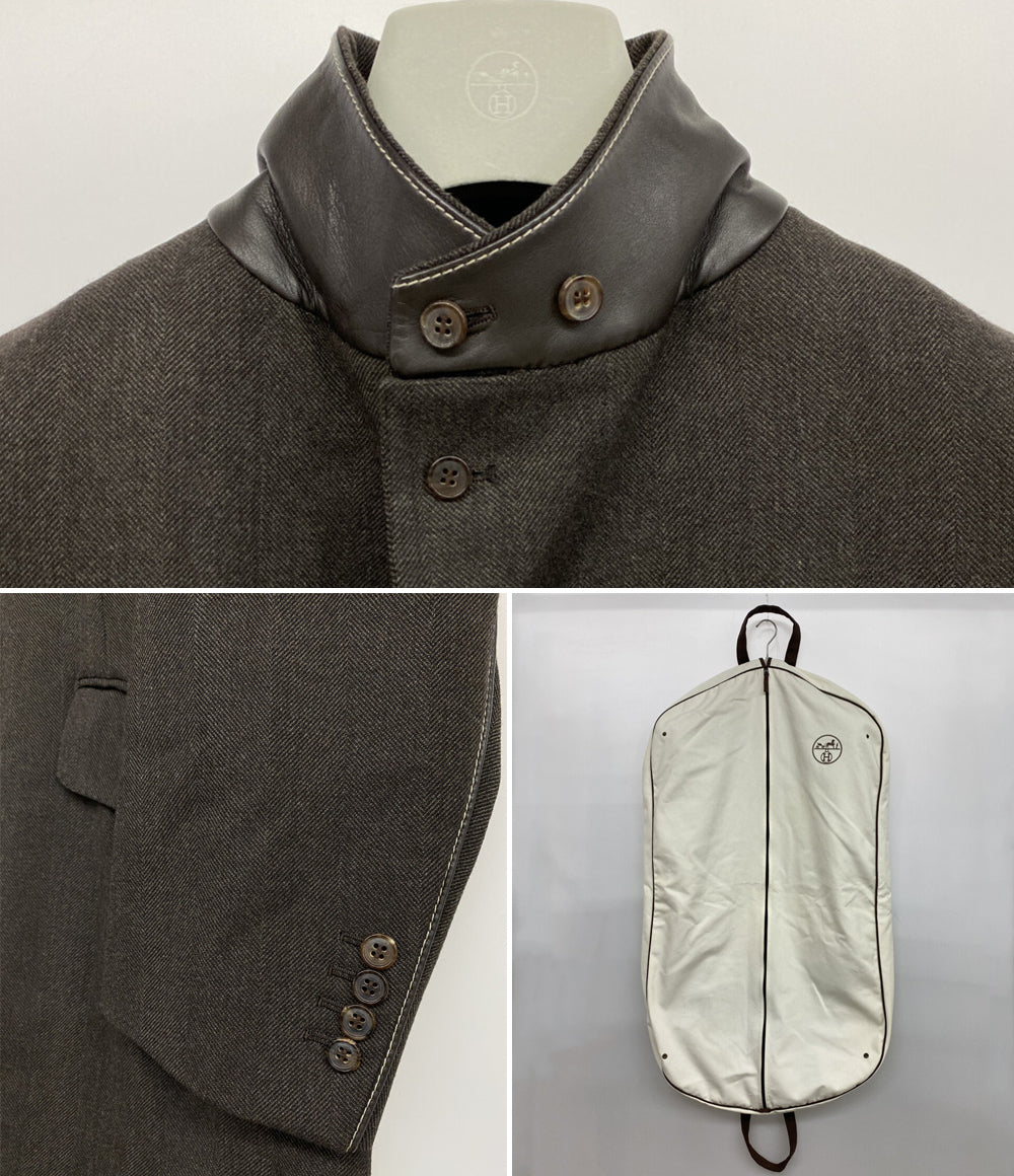 HERMES GC2858 チェスターコート メンズ SIZE 52 エルメス – Rehello