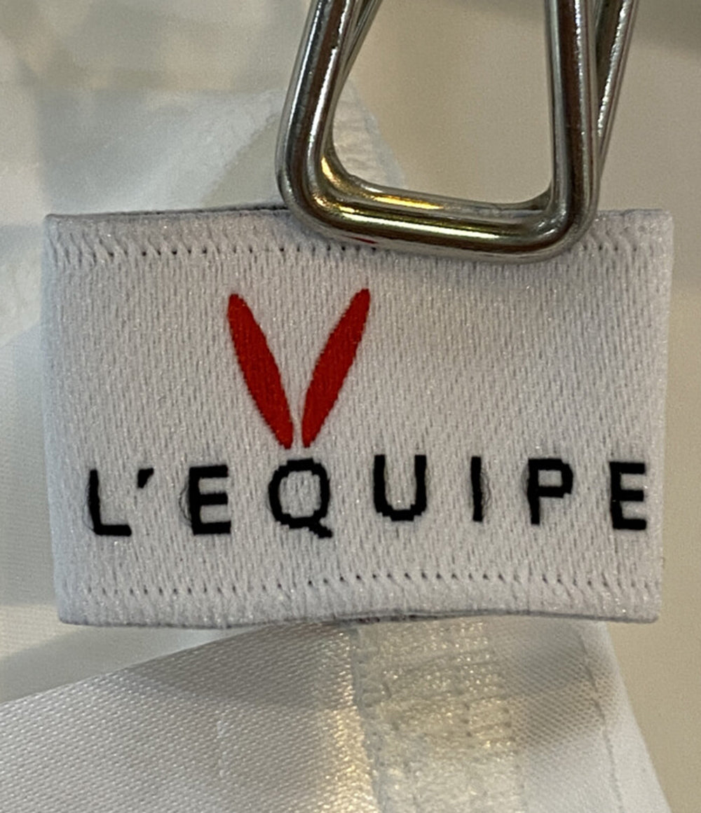 美品 L'EQUIPE シアードッキング半袖シャツ 26ss ホワイト レディース SIZE 38 レキップ