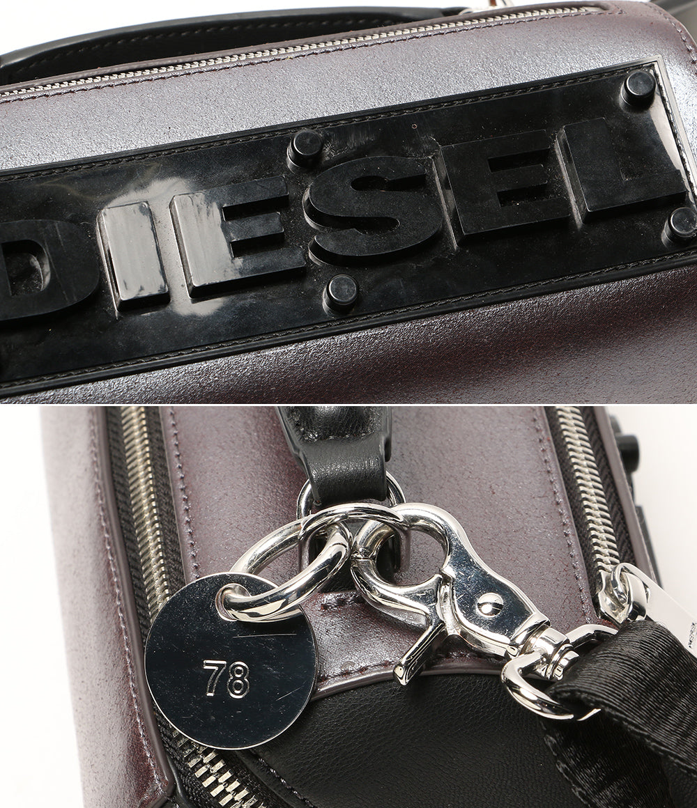 DIESEL ショルダーバッグ 立体ロゴ ラウンド レディース ディーゼル