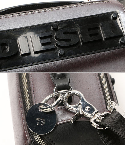 DIESEL ショルダーバッグ 立体ロゴ ラウンド レディース ディーゼル