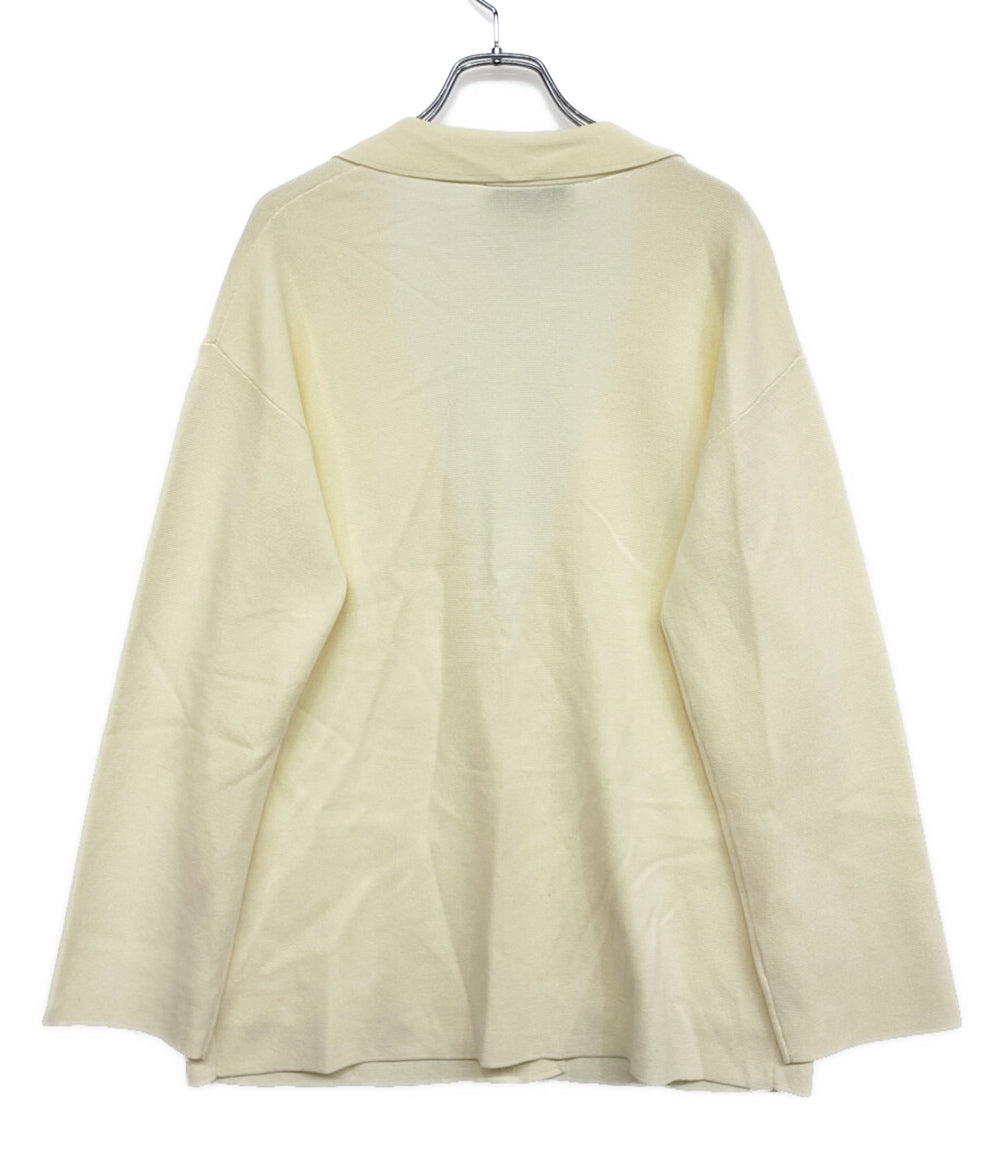 美品 Three dots ニットアウタージャケット JK701Y レディース SIZE S スリードッツ