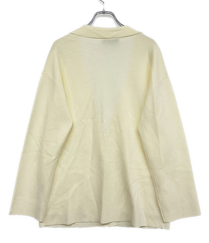 美品 Three dots ニットアウタージャケット JK701Y レディース SIZE S スリードッツ