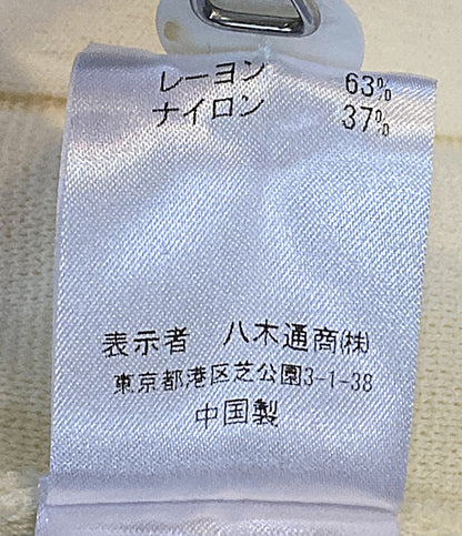美品 Three dots ニットアウタージャケット JK701Y レディース SIZE S スリードッツ