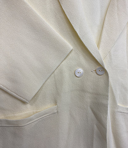 美品 Three dots ニットアウタージャケット JK701Y レディース SIZE S スリードッツ
