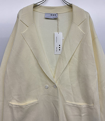 美品 Three dots ニットアウタージャケット JK701Y レディース SIZE S スリードッツ