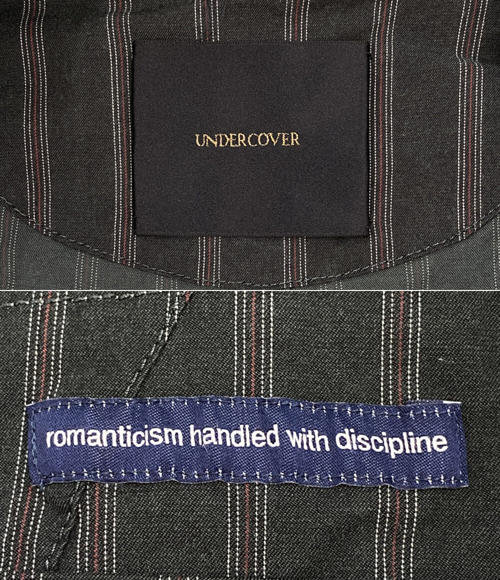 UNDERCOVER テーラードジャケット グリーン ストライプ UCS4101-01 メンズ SIZE 1 アンダーカバー