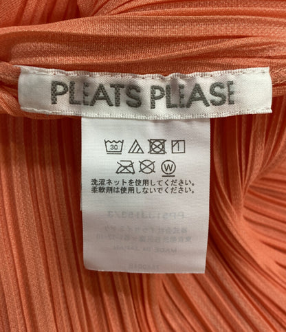 PLEATS PLEASE 半袖シャツ コーラル PP51JJ153 レディース SIZE 3 プリーツプリーズ