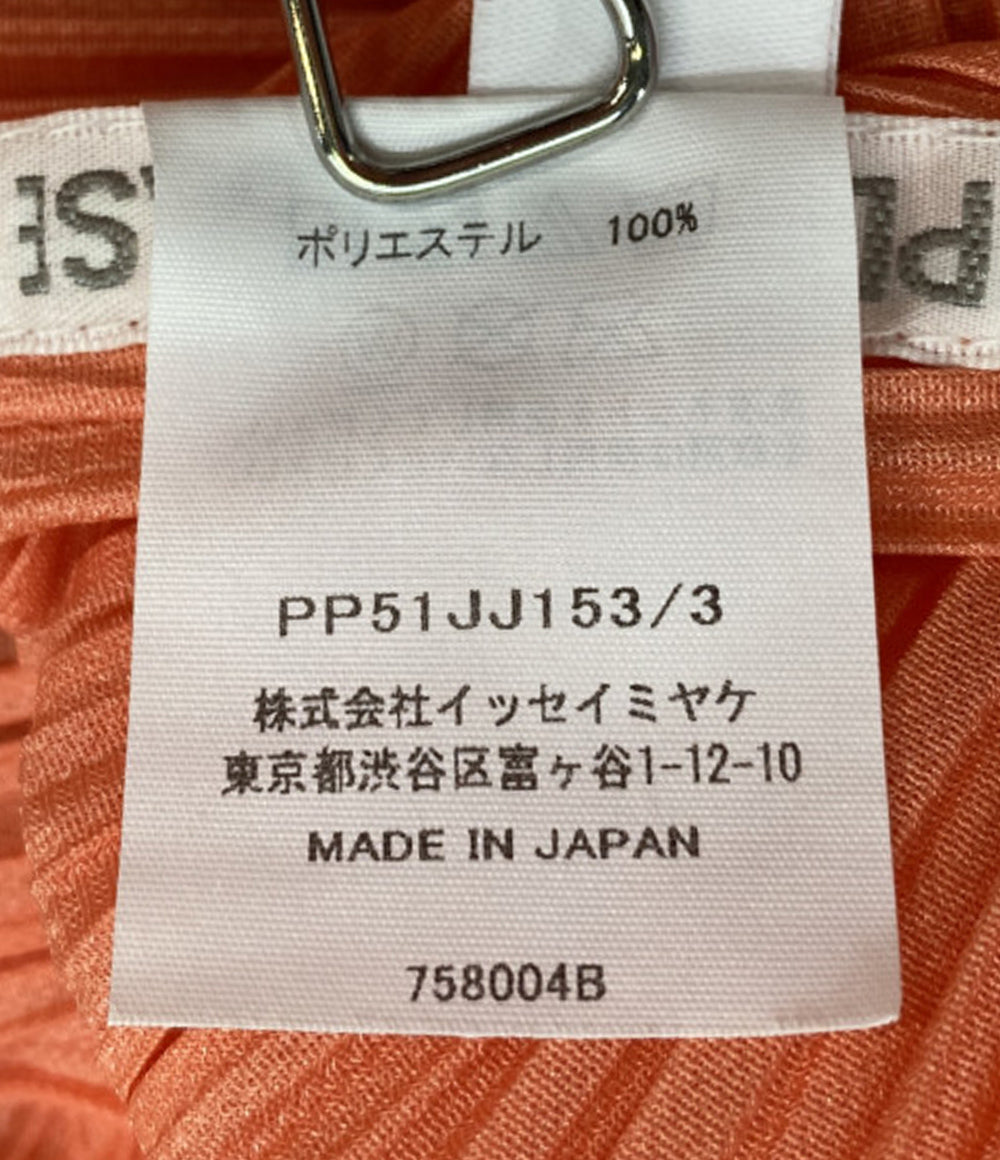 PLEATS PLEASE 半袖シャツ コーラル PP51JJ153 レディース SIZE 3