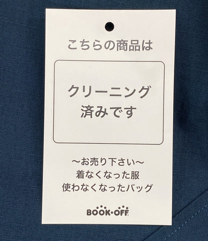 美品 Atlantique Ascoli アトランティック アスコリ ブラウス フリルカラー ブルーグリーン フランス製 レディース SIZE 2