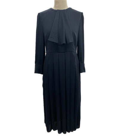 CELFORD 七分袖ワンピース ネイビー CWF0204044 レディース SIZE 38 セルフォード