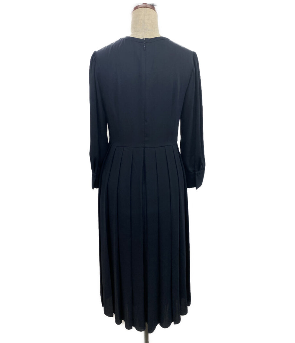 CELFORD 七分袖ワンピース ネイビー CWF0204044 レディース SIZE 38 セルフォード