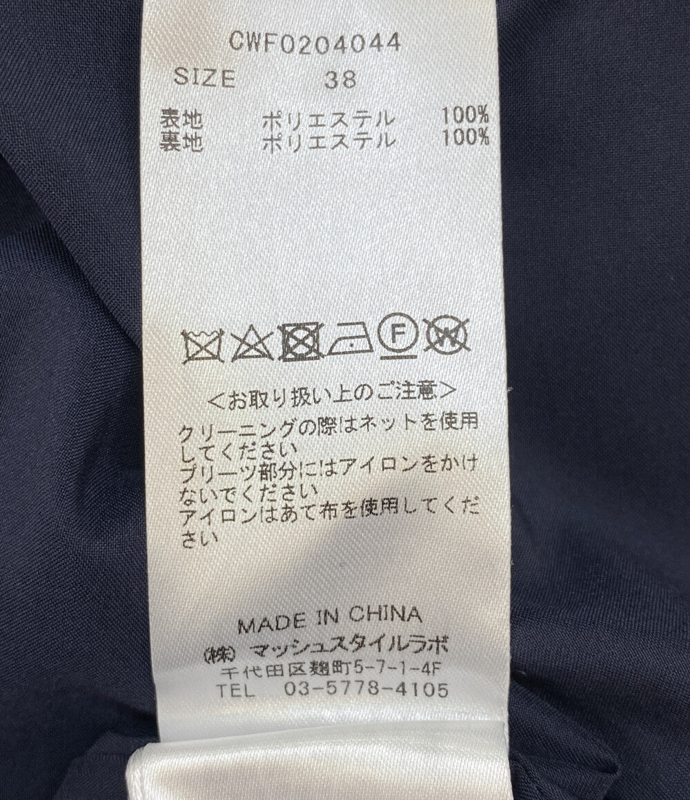 CELFORD 七分袖ワンピース ネイビー CWF0204044 レディース SIZE 38 セルフォード