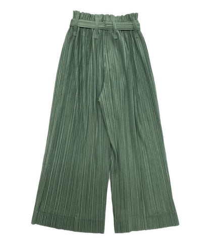 PLEATS PLEASE プリーツパンツ ベルト付 PP81-JF414 レディース SIZE 2 プリーツプリーズ