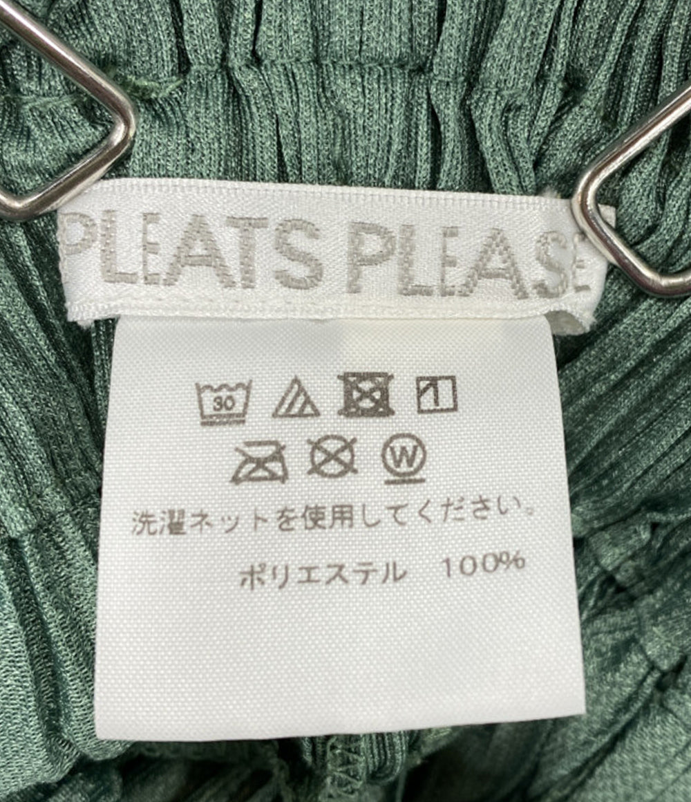 PLEATS PLEASE プリーツパンツ ベルト付 PP81-JF414 レディース SIZE 2 プリーツプリーズ