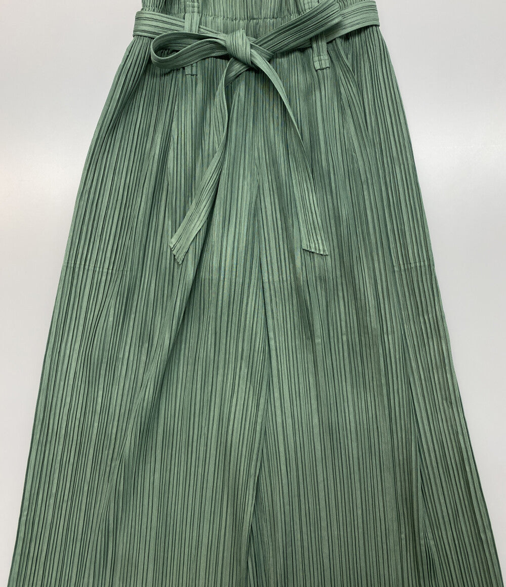 PLEATS PLEASE プリーツパンツ ベルト付 PP81-JF414 レディース SIZE 2 プリーツプリーズ